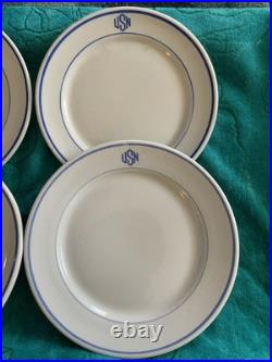 4 TEPCO China US Navy USN 9 inch Dinner Plates