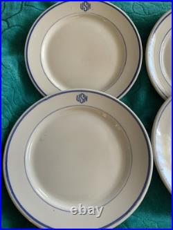 4 TEPCO China US Navy USN 9 inch Dinner Plates