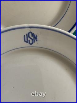 4 TEPCO China US Navy USN 9 inch Dinner Plates