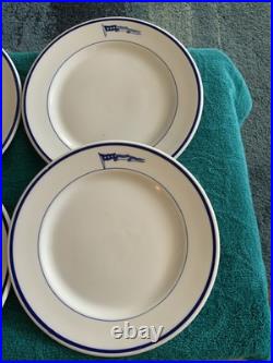 4 U. S. Navy Captain's 4 Star Flag pennant 9 1/2 Plates