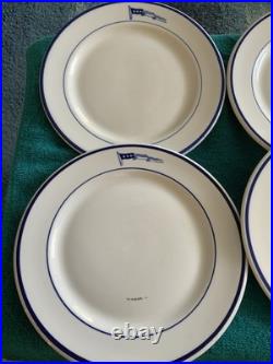 4 U. S. Navy Captain's 4 Star Flag pennant 9 1/2 Plates