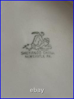 4 Vintage US NAVY Captain Shenango China SOUP BOWL 4 Star Flag/Pennant 9