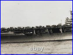 5 1930's PHOTOS USS RANGER AIRCRAFT CARRIER VF-1 Nieuport OL-8 T4M TG BIPLANES