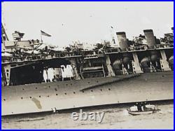 5 1930's PHOTOS USS RANGER AIRCRAFT CARRIER VF-1 Nieuport OL-8 T4M TG BIPLANES