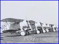 5 1930's PHOTOS USS RANGER AIRCRAFT CARRIER VF-1 Nieuport OL-8 T4M TG BIPLANES