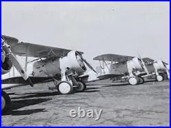 5 1930's PHOTOS USS RANGER AIRCRAFT CARRIER VF-1 Nieuport OL-8 T4M TG BIPLANES