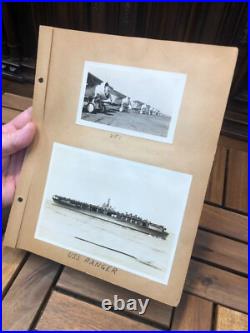 5 1930's PHOTOS USS RANGER AIRCRAFT CARRIER VF-1 Nieuport OL-8 T4M TG BIPLANES