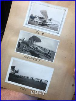 5 1930's PHOTOS USS RANGER AIRCRAFT CARRIER VF-1 Nieuport OL-8 T4M TG BIPLANES