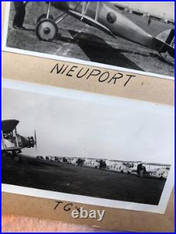 5 1930's PHOTOS USS RANGER AIRCRAFT CARRIER VF-1 Nieuport OL-8 T4M TG BIPLANES