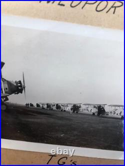 5 1930's PHOTOS USS RANGER AIRCRAFT CARRIER VF-1 Nieuport OL-8 T4M TG BIPLANES