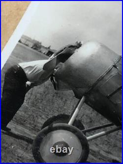 5 1930's PHOTOS USS RANGER AIRCRAFT CARRIER VF-1 Nieuport OL-8 T4M TG BIPLANES