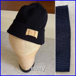 50s Original Vtg Korean War US NAVY WATCH CAP Wool Knit Deck Sailor USN