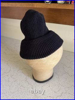 50s Original Vtg Korean War US NAVY WATCH CAP Wool Knit Deck Sailor USN