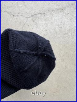 50s Original Vtg Korean War US NAVY WATCH CAP Wool Knit Deck Sailor USN
