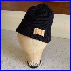 50s Original Vtg Korean War US NAVY WATCH CAP Wool Knit Deck Sailor USN