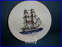 6 Chile Navy Plates gift to U. S. Navy famous military figure from Pinochet era