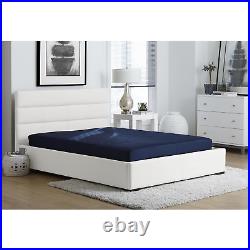 6 Inch Memory Foam Mattress Comfort Polyester Quilted Navy Sleep Full Size Blue