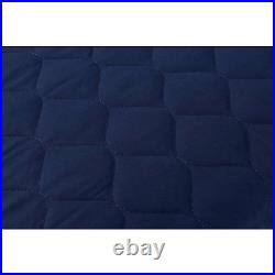 6 Inch Memory Foam Mattress Comfort Polyester Quilted Navy Sleep Full Size Blue