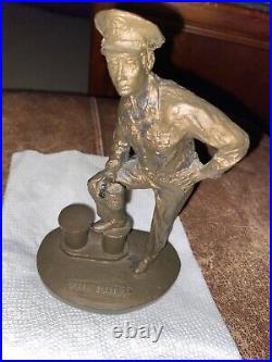 8 Navy Vintage Cpo Statue Sculpted By Leo Irrera Using Resin And Bronze