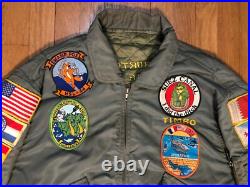 90s US Navy USS Halyburton FFG-40 Persian Gulf Southern Watch Cruise Jacket MED