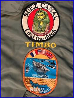 90s US Navy USS Halyburton FFG-40 Persian Gulf Southern Watch Cruise Jacket MED