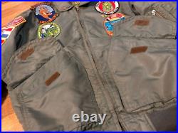 90s US Navy USS Halyburton FFG-40 Persian Gulf Southern Watch Cruise Jacket MED