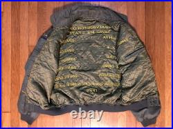 90s US Navy USS Halyburton FFG-40 Persian Gulf Southern Watch Cruise Jacket MED