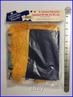 90s United States Armed Forces Navy Flag Colorfast Lightweight USA Made 1994