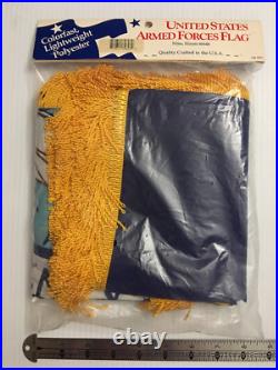 90s United States Armed Forces Navy Flag Colorfast Lightweight USA Made 1994