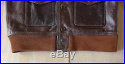 A-1 Oil Pull Horsehide Jacket / USN WW2 / S40 / Aero Leather / A-2 / Patina