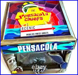 Amazing 3 Navy USN Chiefs Mess CPO Challenge Coin Pensacola Hat Box
