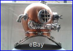 Antique 18 Boston Diving Helmet U. S Navy Mark V Deep Sea Divers Helmet Replica