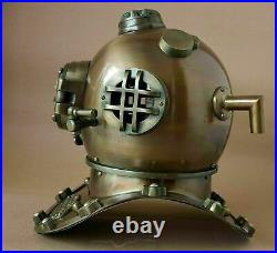 Antique Boston Navy Vintage Dive Helmet Mark V Morse Sea Diving Divers Helmet