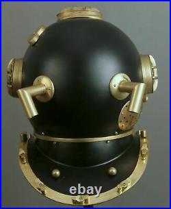 Antique Brass Navy Marine Boston Vintage Morse Diver Diving Helmet Mark VI Decor