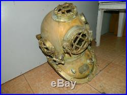 Antique Deep sea Scuba Divers U. S Navy Mark V-18 Diving Helmet