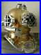 Antique-Diver-Brass-Nautical-Diving-Divers-Helmet-U-S-Navy-Mark-V-Vintage-Scuba-01-ay
