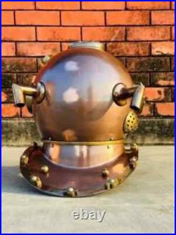 Antique Diving Divers Helmet Mark V US Navy Helmet Marine Deep Scuba Helmet Gift