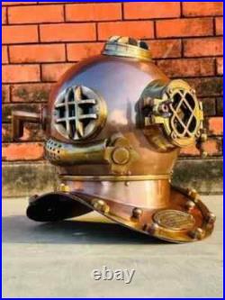 Antique Diving Divers Helmet Mark V US Navy Helmet Marine Deep Scuba Helmet Gift