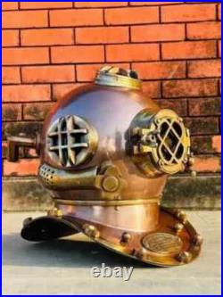 Antique Diving Divers Helmet Mark V US Navy Helmet Marine Deep Scuba Helmet Gift