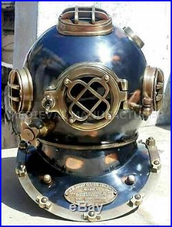 Antique Diving Vintage Boston MARK V U. S Navy Deep Sea SCA Divers Helmet Replica
