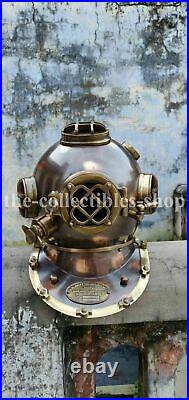 Antique Morse Style US Navy Diver Helmet Vintage Diving Helmet Deep Sea Scuba
