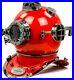 Antique-Scuba-Red-Divers-Diving-Helmet-US-Navy-Mark-IV-Deep-Sea-Maritime-Diver-01-osg