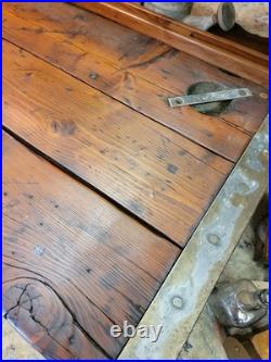 Antique Ships Hatch Cover Nautical Coffee Table Heavy 59 X 27