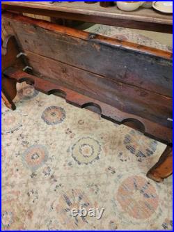Antique Ships Hatch Cover Nautical Coffee Table Heavy 59 X 27