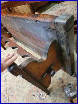 Antique Ships Hatch Cover Nautical Coffee Table Heavy 59 X 27