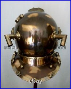 Antique U. S Navy Diving Helmet Mark V Deep Sea Divers Helmet Vintage Replica
