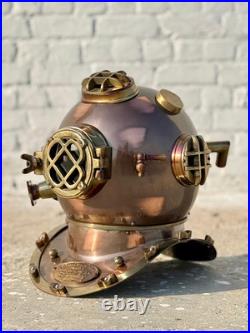 Antique US Navy Diving Helmet Heavy Marine Divers Helmet Collectible