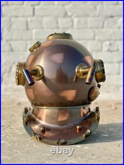 Antique US Navy Diving Helmet Heavy Marine Divers Helmet Collectible