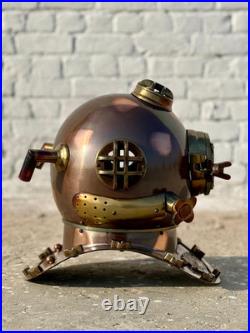 Antique US Navy Diving Helmet Heavy Marine Divers Helmet Collectible