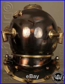 Antique Vintage U. S Navy Mark V Model Diving Divers Helmet by vikingsreplica